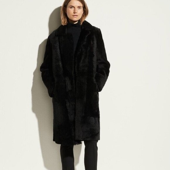 Vince Jackets & Blazers - Vince Genuine Shearling Long Coat